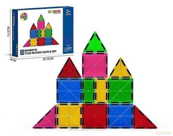 Klocki magnetyczne 13el [KLOCKI]
