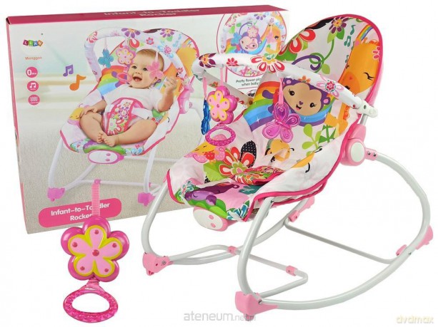 Kołyska bujaczek 2w1 z dźwiękiem