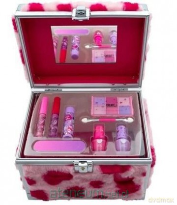 Kuferek Make up z wyposażeniem