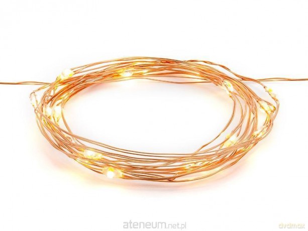 Lampki dekoracyjne LED miedziany 1,90m