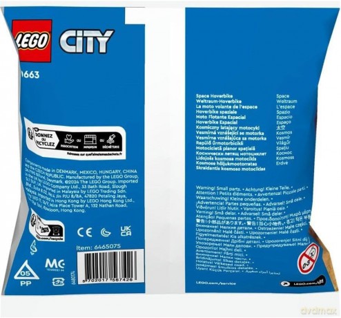 LEGO CITY Kosmiczny latający motocykl (30663) [KLOCKI]