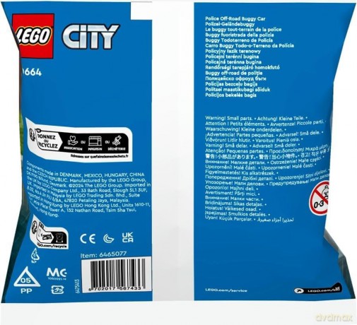 LEGO CITY Policyjny łazik terenowy (30664) [KLOCKI]