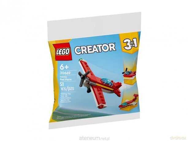 LEGO CREATOR Kultowy czerwony samolot (30669) [KLOCKI]