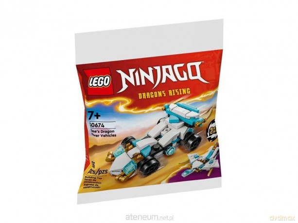 LEGO NINJAGO Smocza moc Zane'a - pojazdy (30674) [KLOCKI]