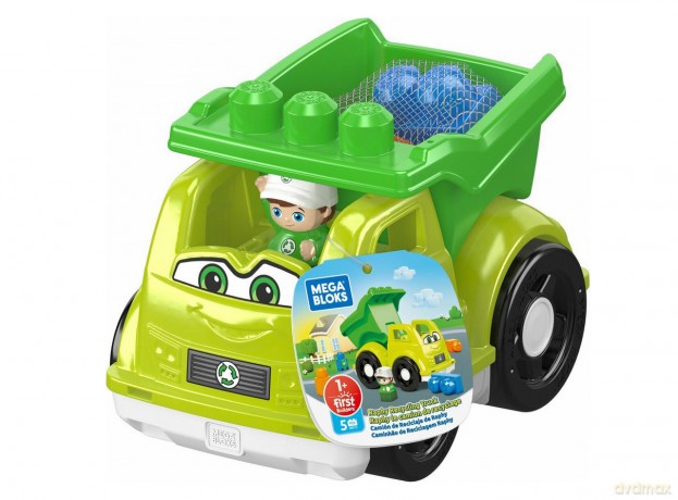 Mega Blocks Pojazd Śmieciarka Raphy HBP13