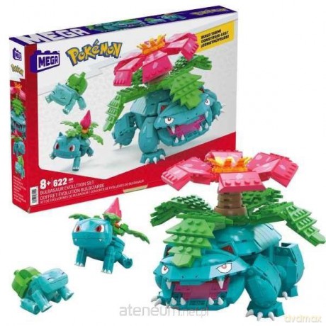 Mega Pokemon Ewolucja Bulbasaura 622el [KLOCKI]