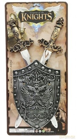 Miecz 2szt z tarczą