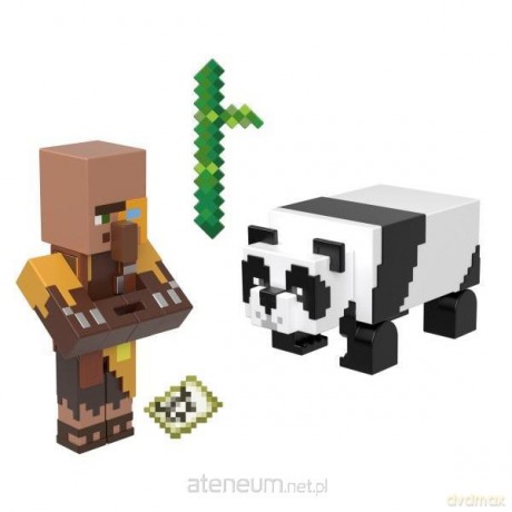 Minecraft Figurki podstawowe 2-pak + akcesor HTL89 [FIGURKA]