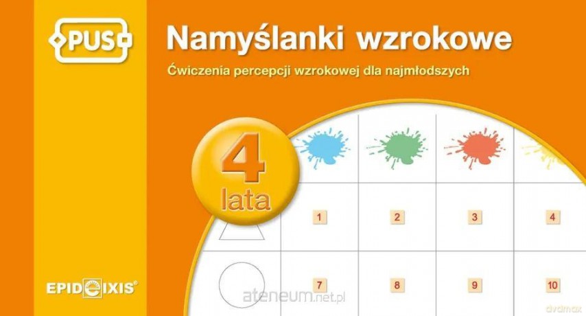 Namyślanki wzrokowe - 4 lata - Agata Indrychowska [KSIĄŻKA]