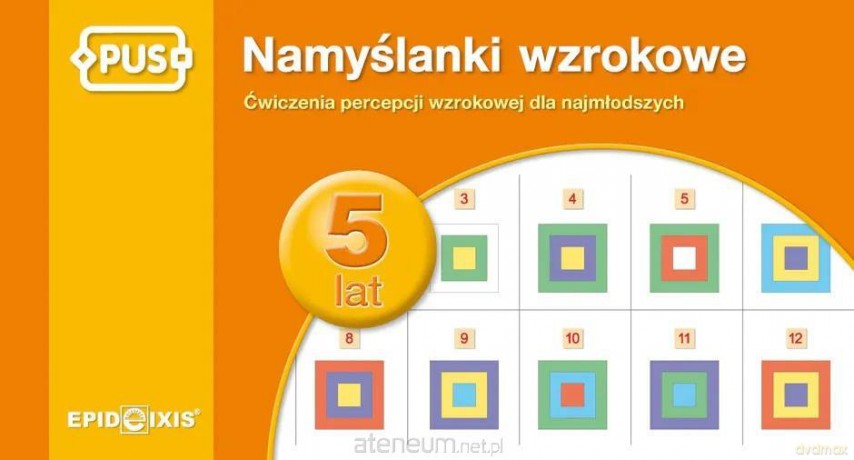Namyślanki wzrokowe - 5 lat - Agata Indrychowska [KSIĄŻKA]