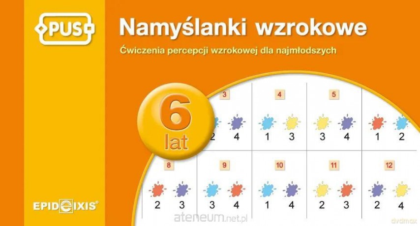 Namyślanki wzrokowe - 6 lat - Agata Indrychowska [KSIĄŻKA]
