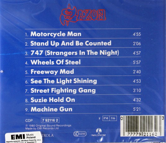 Saxon: Wheels Of Steel [CD]