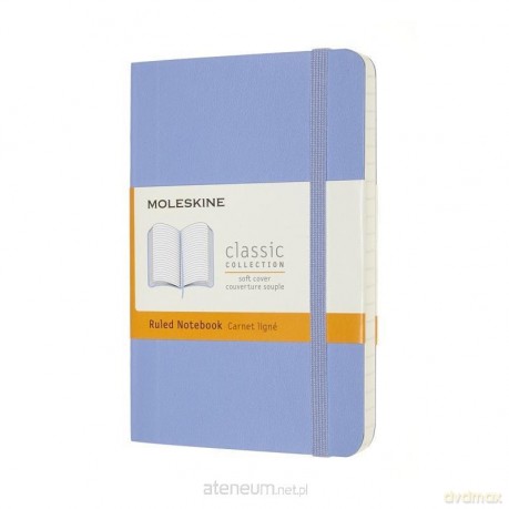 Notes Classic P 9x14 linia 192str hydrangea bl