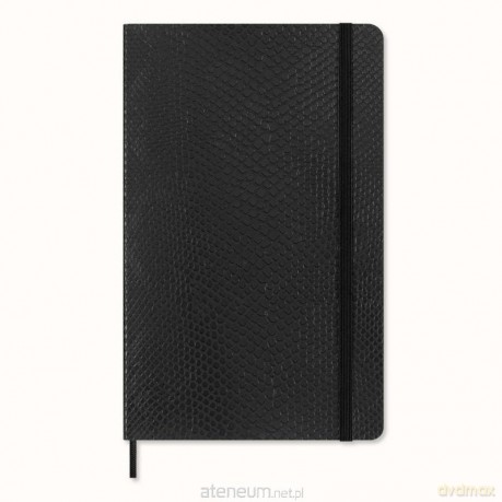 Notes linia Pro Boa synt. skóra węża czarny
