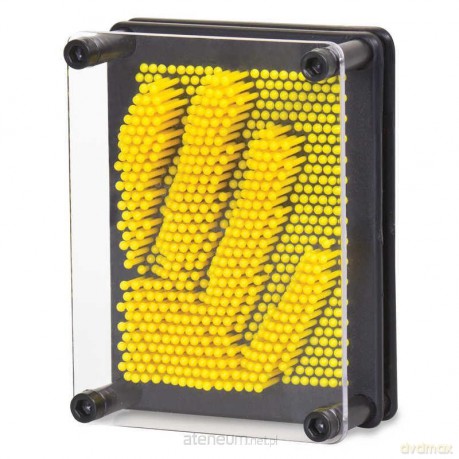 Plastikowy Pin Art żółty