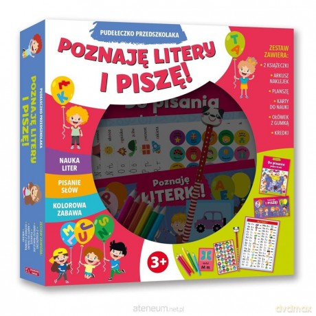 Pudełeczko przedszkolaka. Poznaję litery i piszę! [KSIĄŻKA]