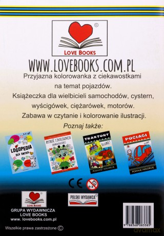 Samochody i inne pojazdy. To lubię! - Agnieszka Wileńska [KSIĄŻKA]
