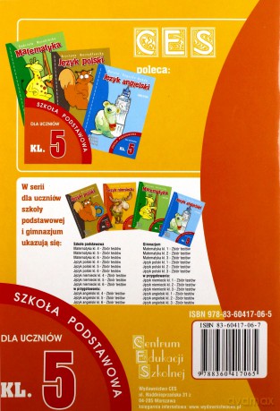 Język niemiecki - testy SP 5 CES WZ [KSIĄŻKA]