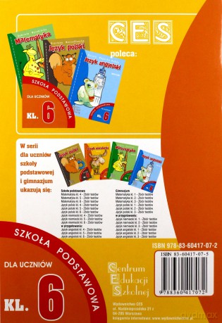 Język niemiecki - testy SP 6 [KSIĄŻKA]