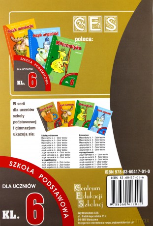 Język polski - testy SP 6 [KSIĄŻKA]