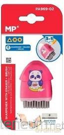 Temperówka z gumką panda