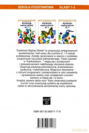 Kartkówki mądrej główki klasa 3 [KSIĄŻKA]