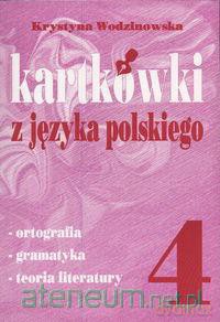 Kartkówki z języka polskiego klasa 4 [KSIĄŻKA]
