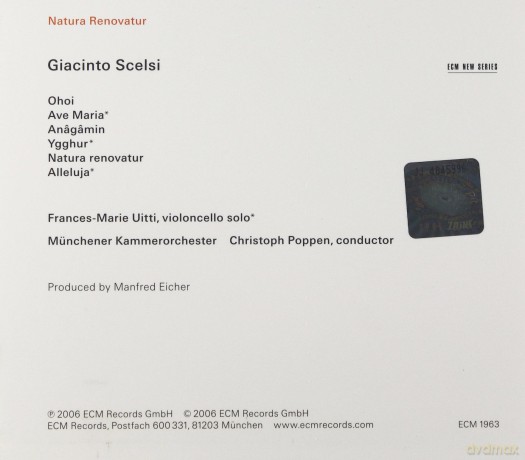 Scelsi, Giacinto: Natura Renovatur [CD]