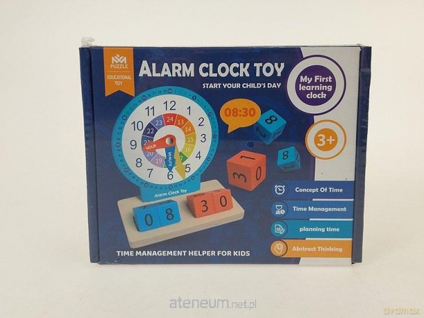 Układanka drewniana Zegar