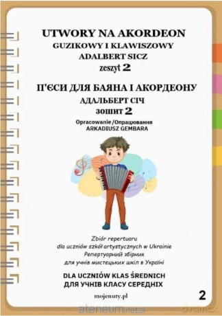 Utwory na akordeon z.2 - Adalbert Sicz [KSIĄŻKA]