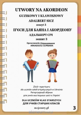 Utwory na akordeon z.3 - Adalbert Sicz [KSIĄŻKA]