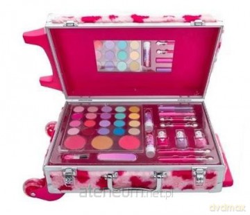 Walizka Love&heart Make up z wyposaż.