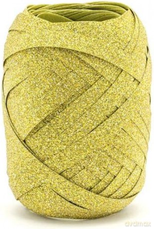 Wstążka plastikowa 5mm/10m złoty