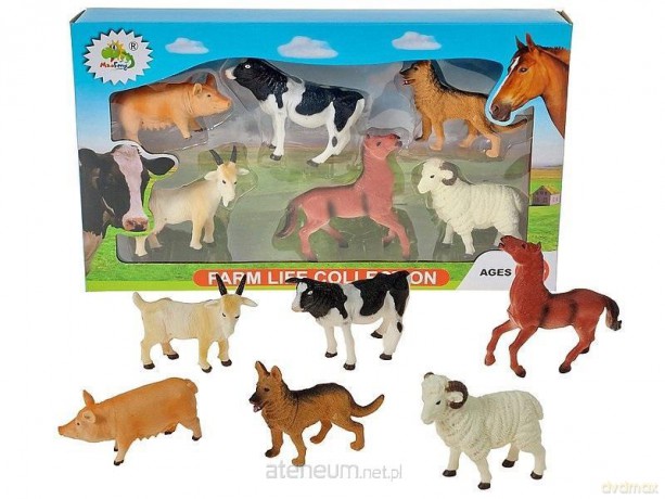 Zestaw 6 zwierząt gospodarskich 12cm [FIGURKA]