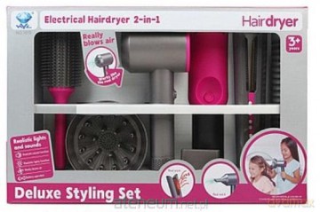 Zestaw do stylizacji włosów z suszarką na baterie