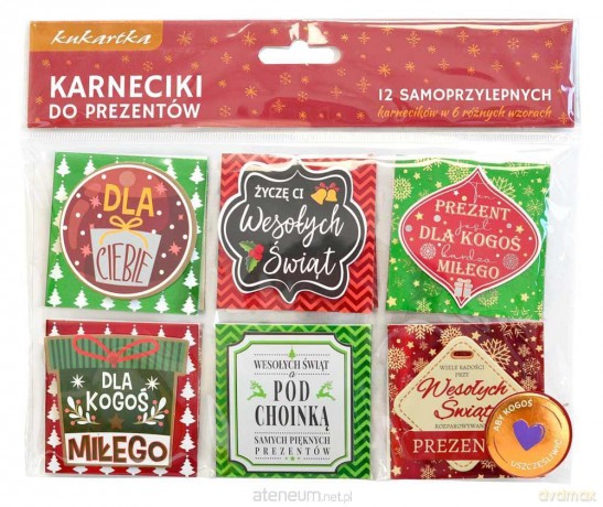 Zestaw karnecików KDP-001 Boże Narodzenie