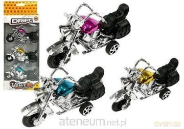 Zestaw motocykli resoraki napęd frykcyjny 3szt