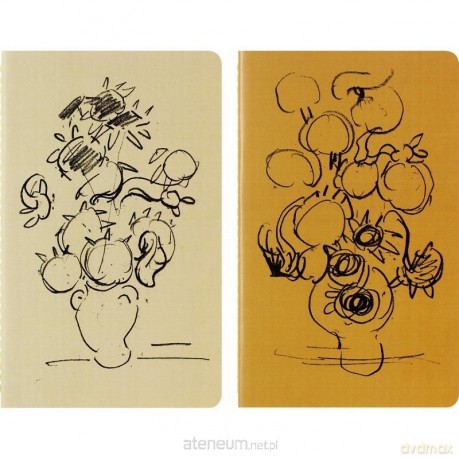 Zeszyt 13x21 linia L Van Gogh Cahier (2szt)