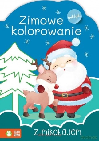 Zimowe kolorowanie z Mikołajem [KSIĄŻKA]