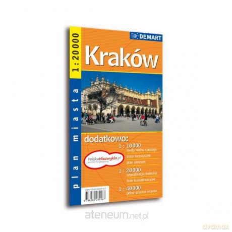 Kraków - plan miasta (mk. op.) 1:20t [KSIĄŻKA]