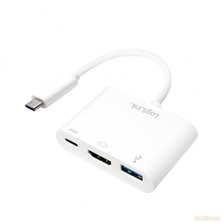 Adapter wieloportowy USB-C do HDMI z PD [KABEL]