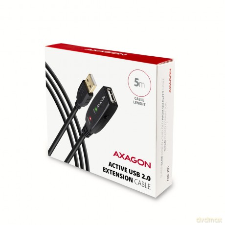 ADR-205 USB 2.0 A-M -> A-F aktywny kabel przedłużacz/wzmacniacz 5m [KABEL]