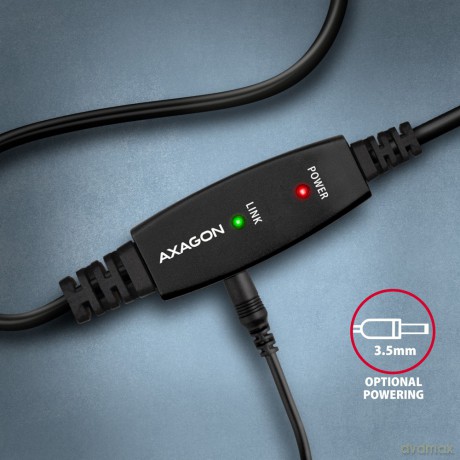 ADR-210B USB 2.0 A-M -> B-M Aktywny kabel połączeniowy/wzmacniacz 10m [KABEL]