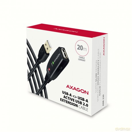 ADR-220 USB 2.0 A-M -> A-F aktywny kabel przedłużacz/wzmacniacz 20m [KABEL]