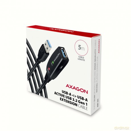 ADR-305 USB 3.0 A-M -> A-F aktywny kabel przedłużacz/wzmacniacz 5m [KABEL]