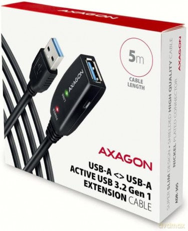 ADR-305 USB 3.0 A-M -> A-F aktywny kabel przedłużacz/wzmacniacz 5m [KABEL]