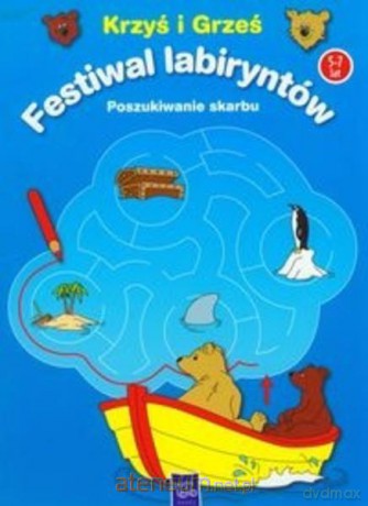 Krzyś i Grześ Festiwal labiryntów Poszukiwanie... [KSIĄŻKA]