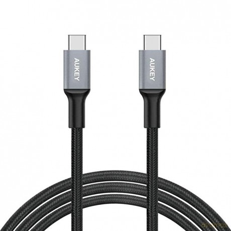 CB-CD6 nylonowy kabel Quick Charge USB C - USB C | 2m | 3A | 60W PD | 20V [KABEL]