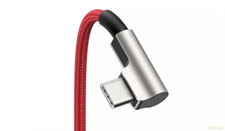 CB-CMD37 Red OEM nylonowy kabel USB C - USB C | 1m | 3A | 60W PD | 20V [KABEL]