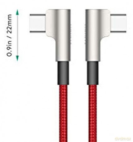 CB-CMD37 Red OEM nylonowy kabel USB C - USB C | 1m | 3A | 60W PD | 20V [KABEL]